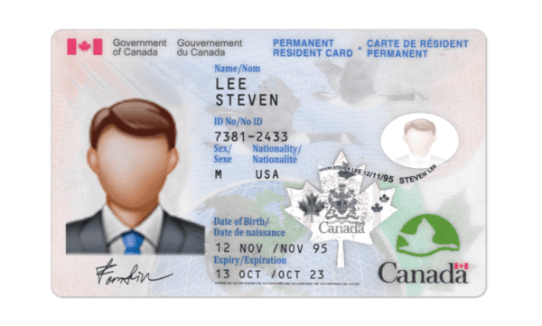 Editable blank Canada Id Card template psd pdf download